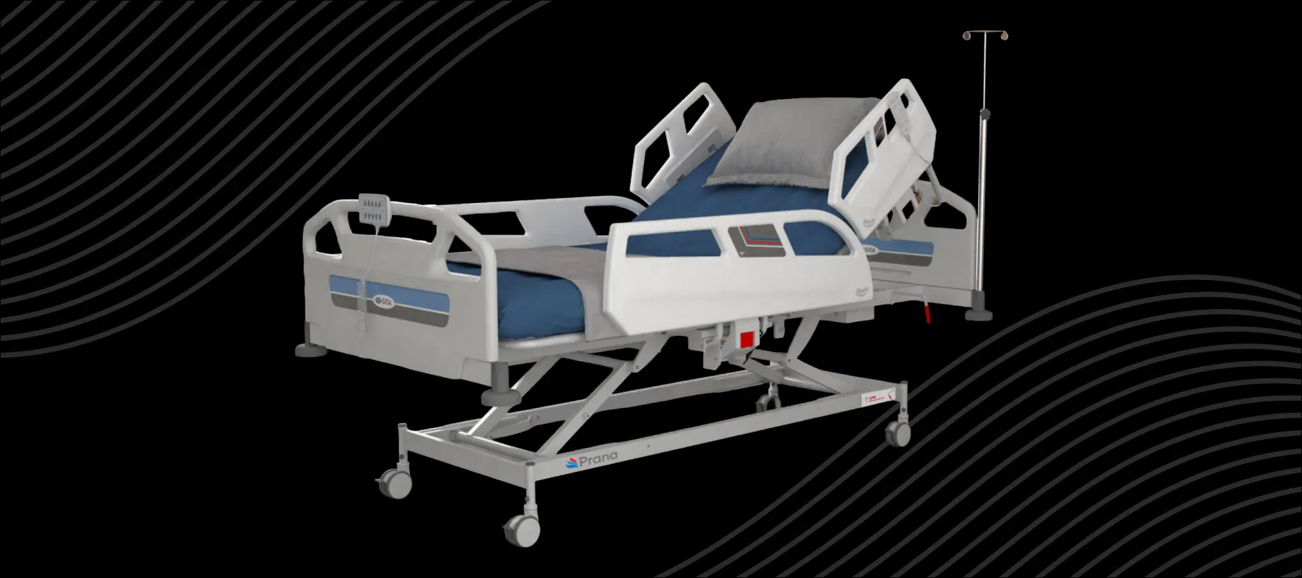 Motorized Gynecological Examination Bed by Karma, designed by iMAC Engineering
